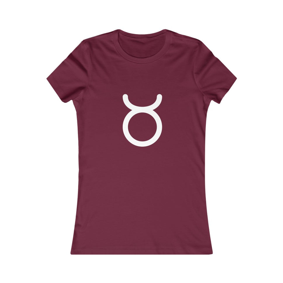 Women's Taurus Glyph TeeMaroon / M