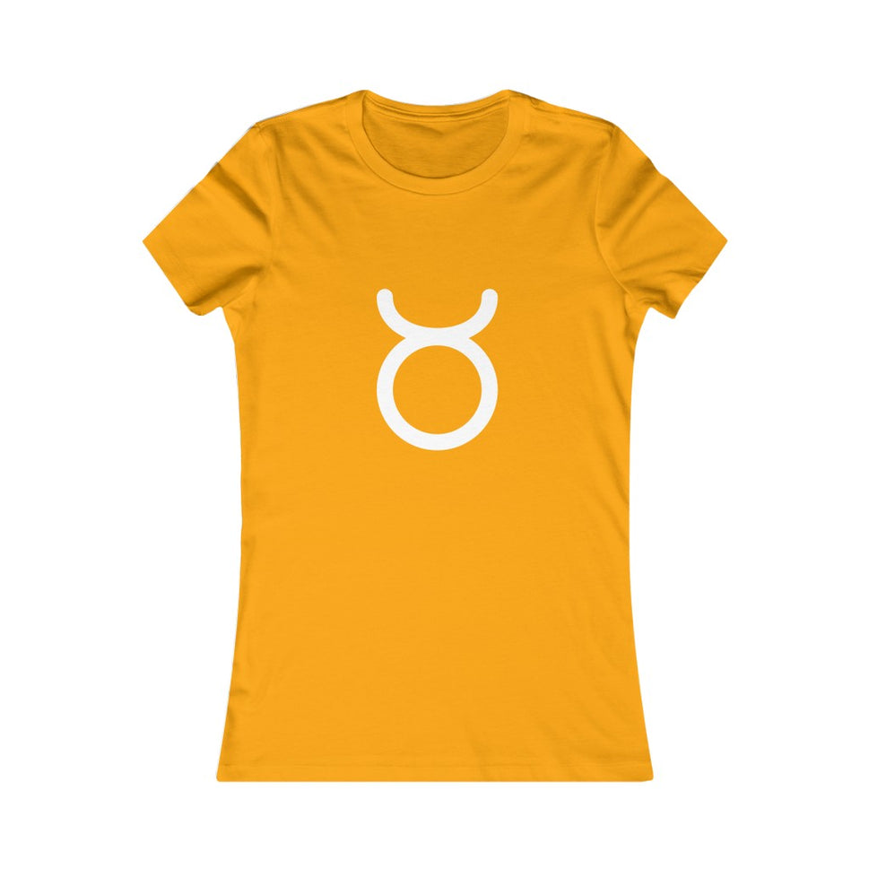 Women's Taurus Glyph TeeGold / S