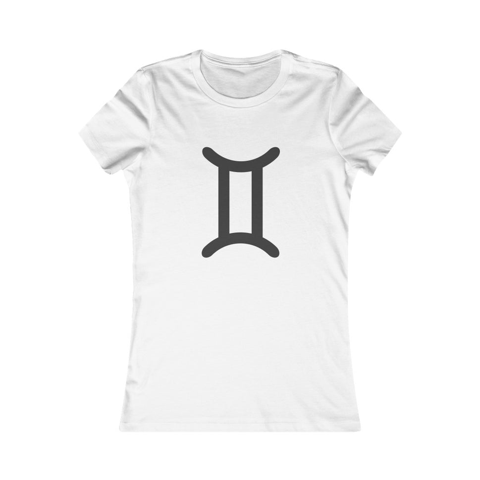 Women's Gemini Zodiac Sign TeeWhite / S