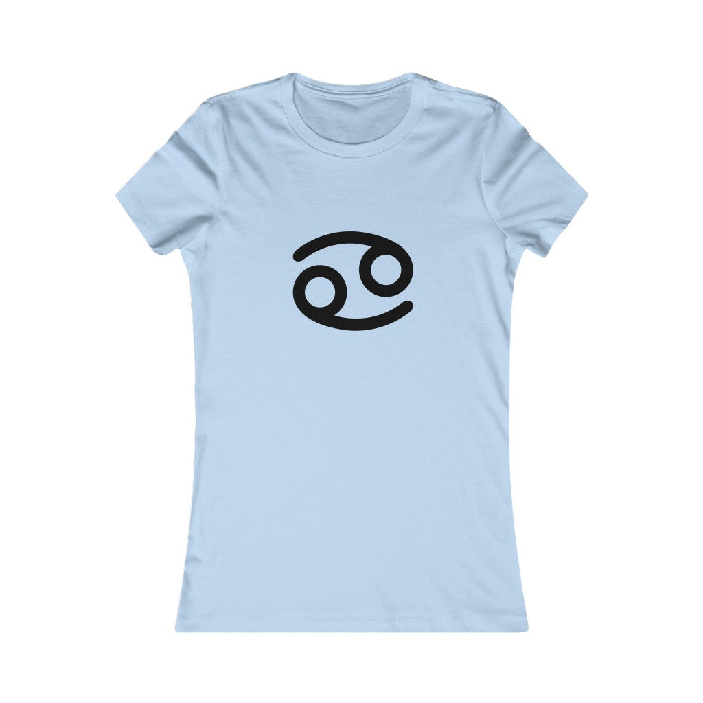 Women's Cancer Zodiac Sign Glyph Tee