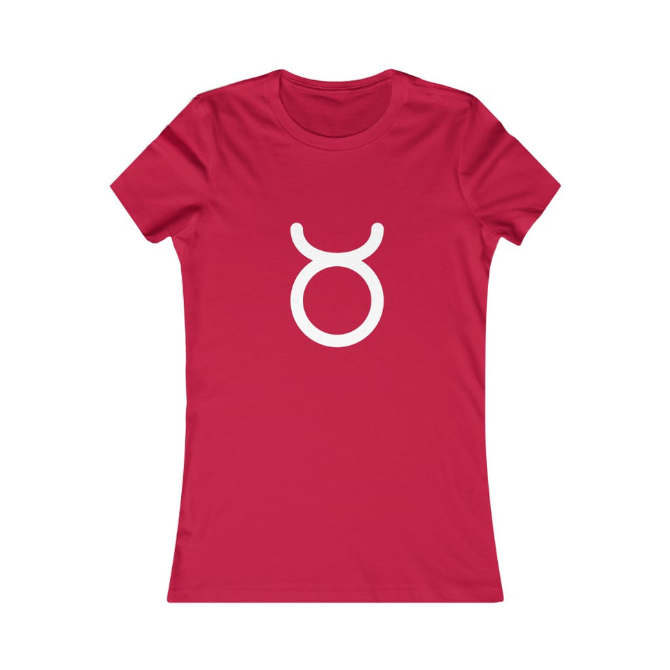 Women's Taurus Glyph TeeRed / S