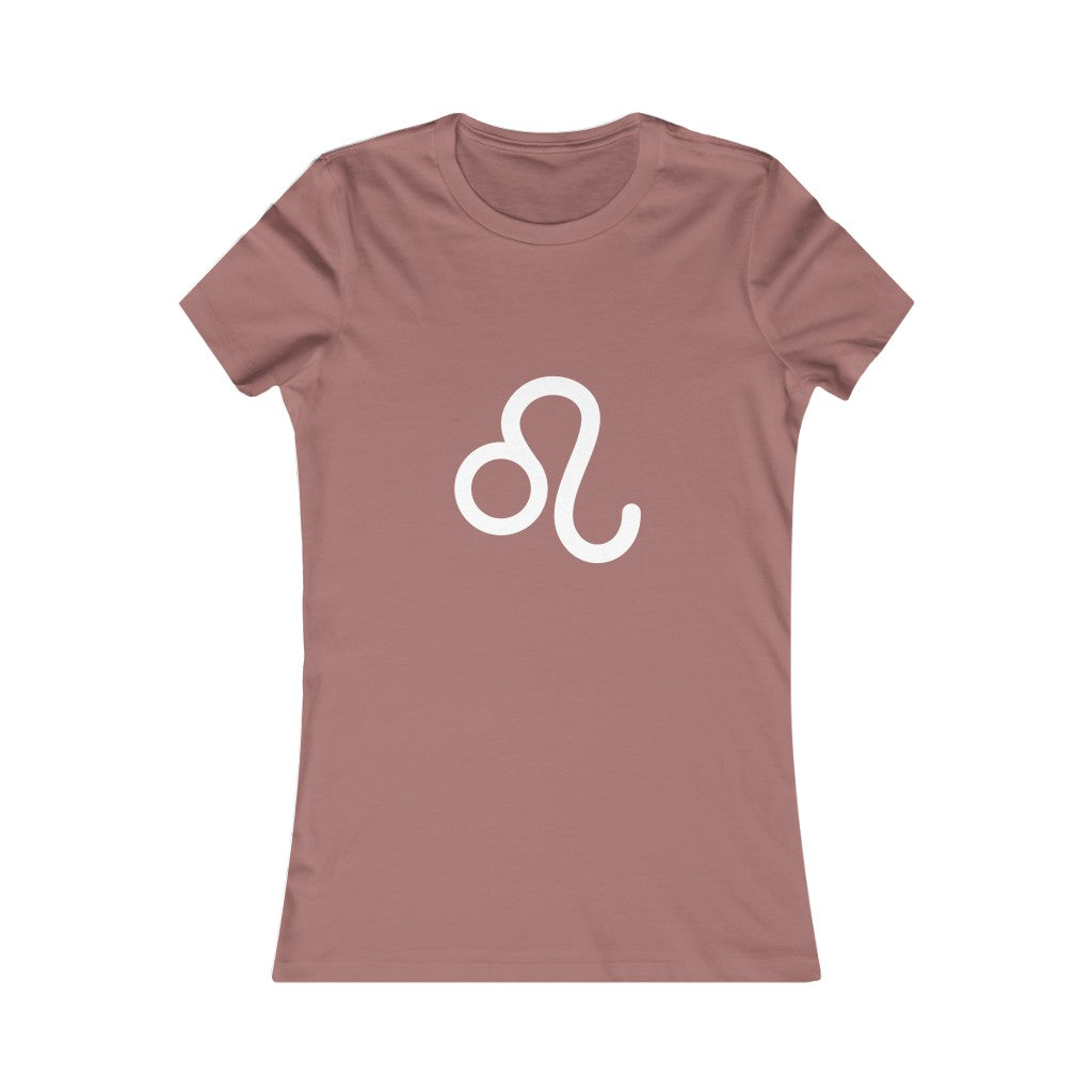 Women's Leo Zodiac Sign Glyph Tee