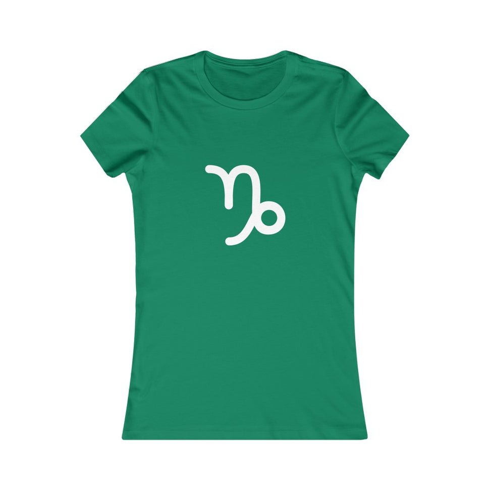 Women's Capricorn Zodiac Sign Glyph TeeKelly / S