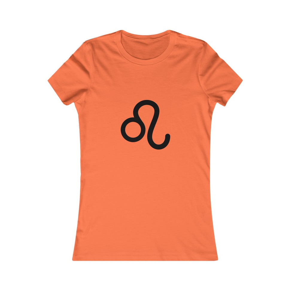 Women's Leo Zodiac Sign Glyph TeeOrange / S