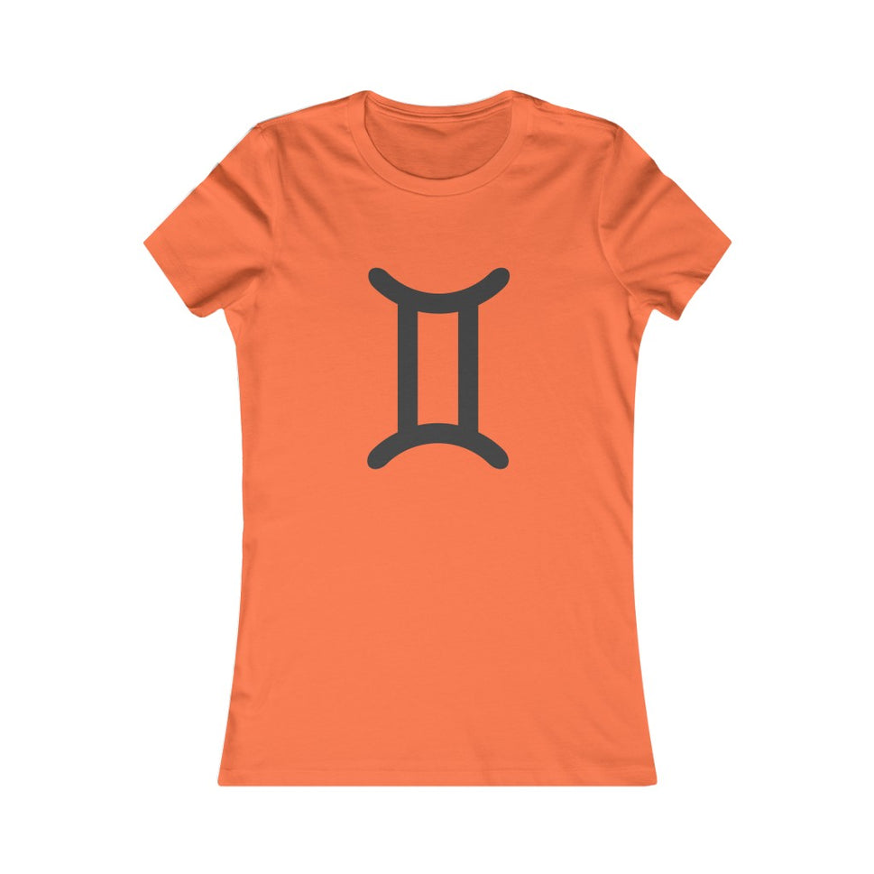 Women's Gemini Zodiac Sign TeeOrange / S