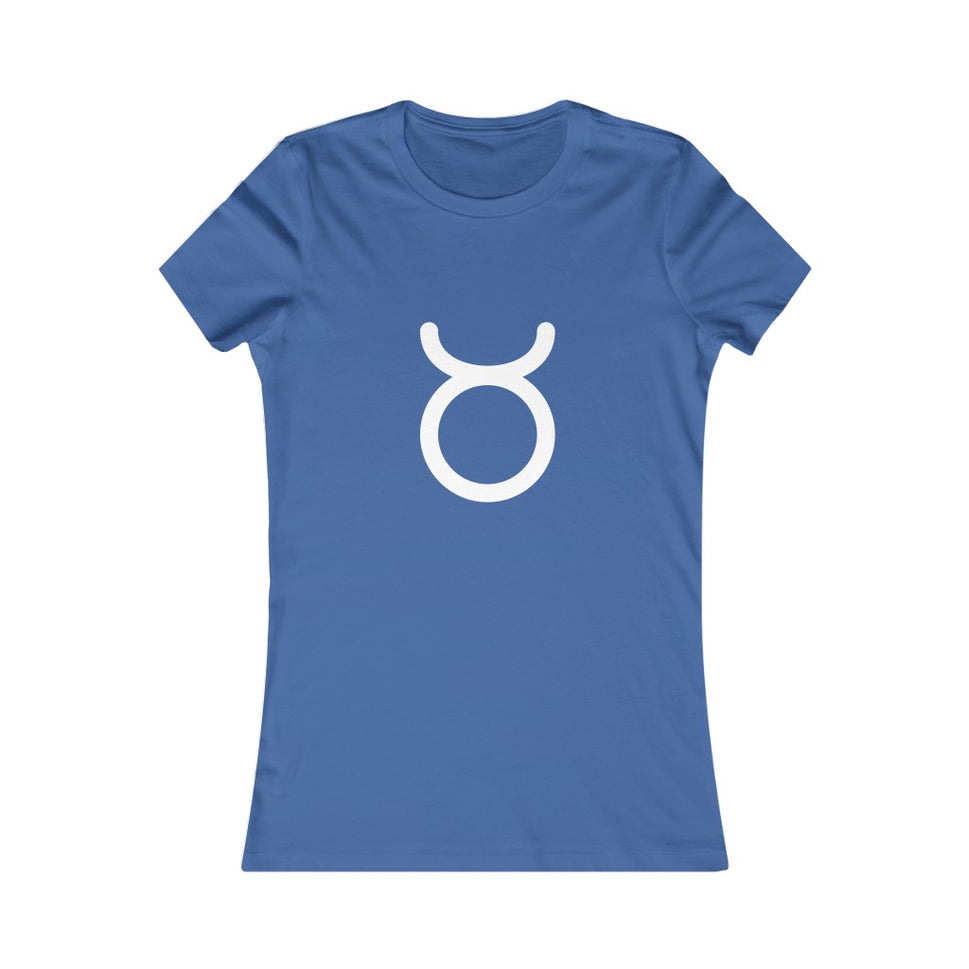 Women's Taurus Glyph TeeTrue Royal / S