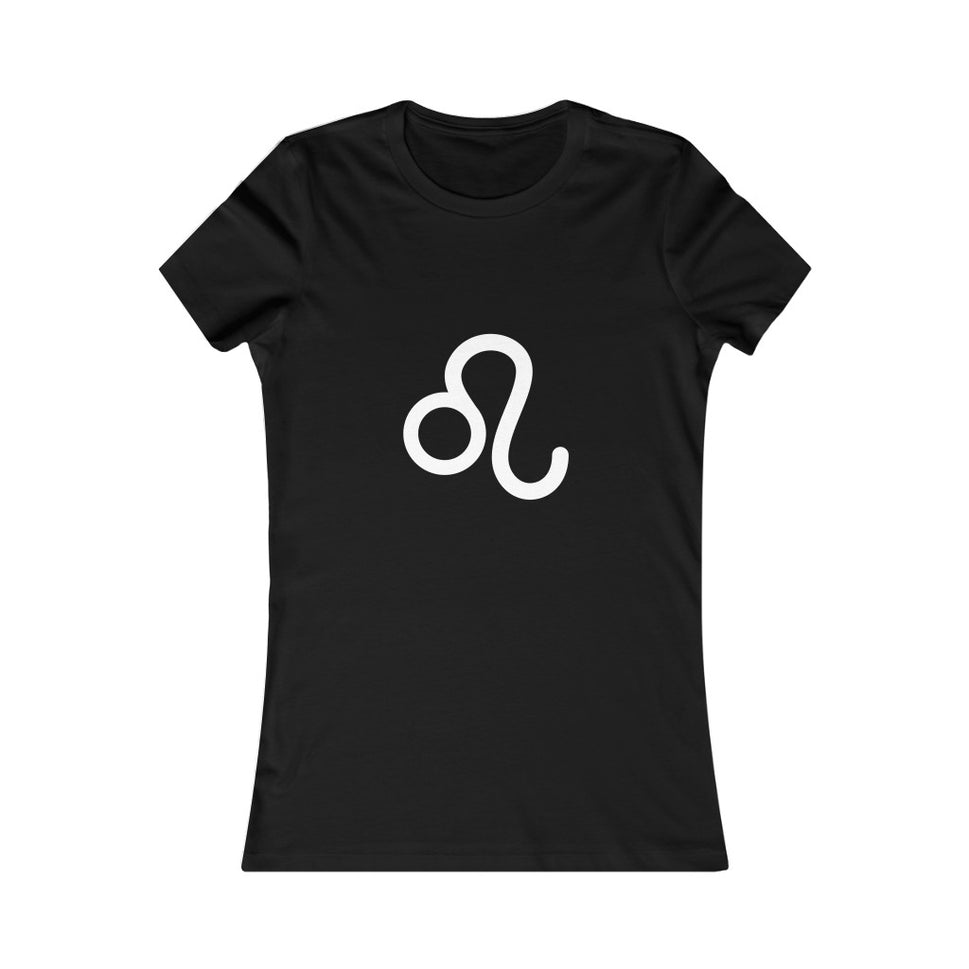 Women's Leo Zodiac Sign Glyph TeeBlack / S