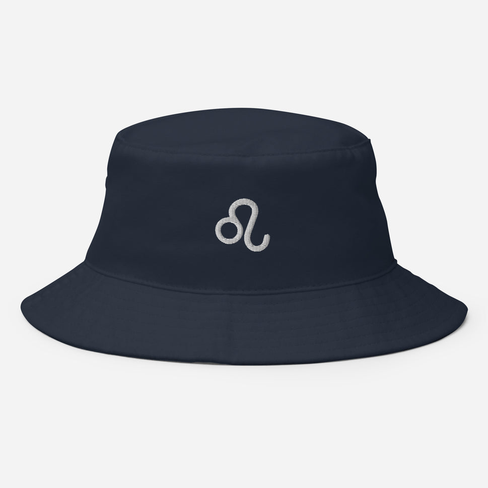 Leo Glyph Bucket HatNavy