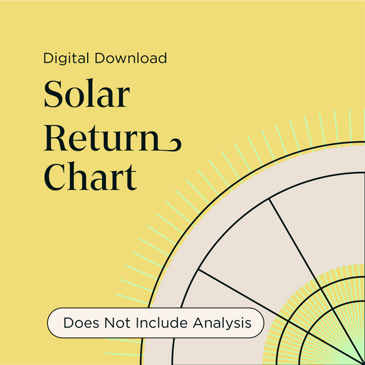 Solar Return Chart/Horoscope (Digital Copy)