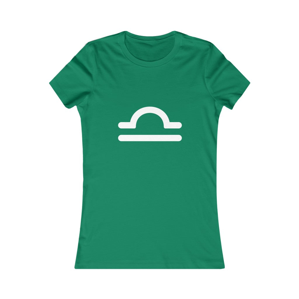 Women's Libra Zodiac Sign Glyph Tee