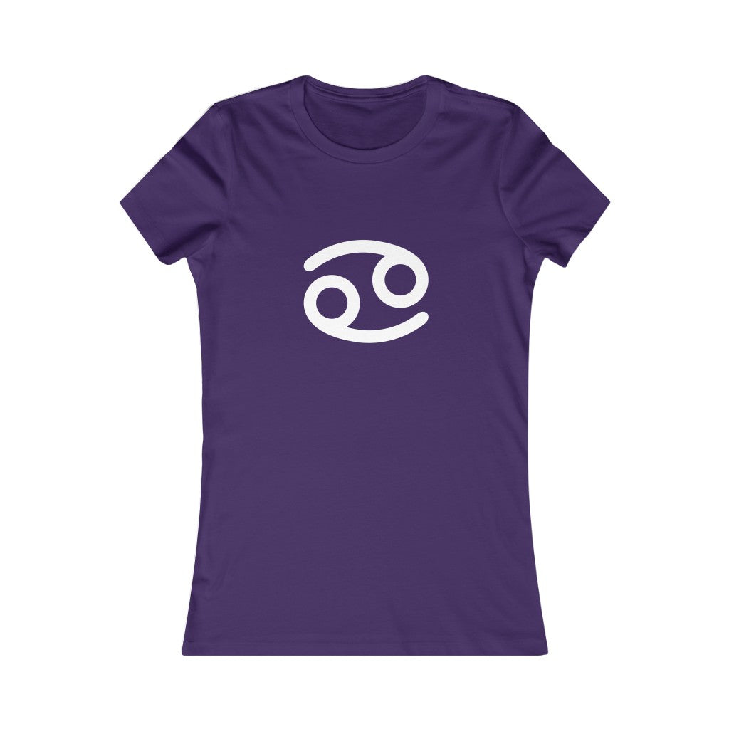 Women's Cancer Zodiac Sign Glyph Tee