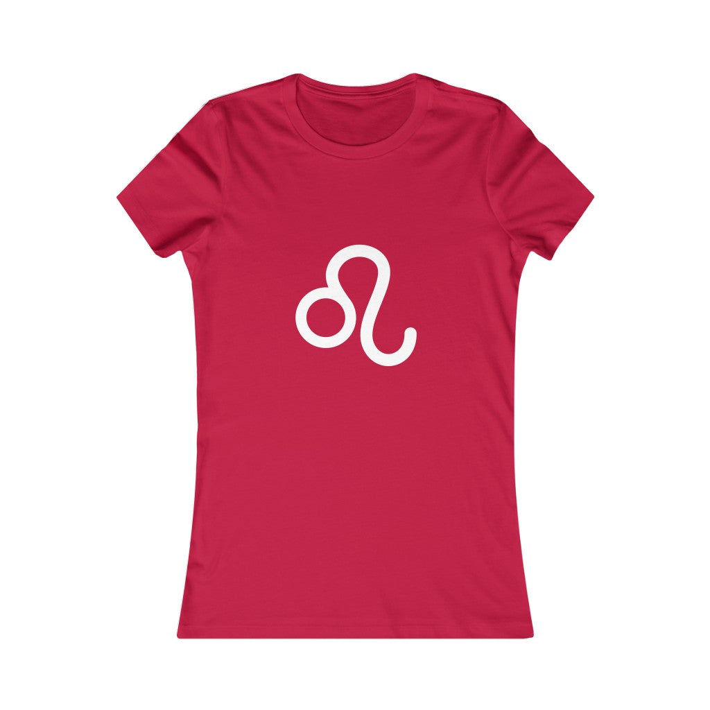 Women's Leo Zodiac Sign Glyph Tee