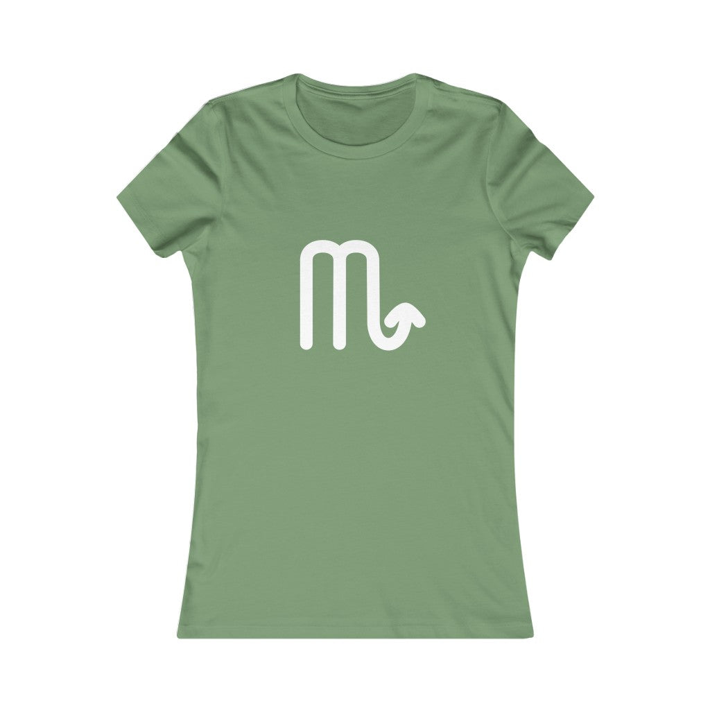Women's Scorpio Zodiac Sign Glyph Tee