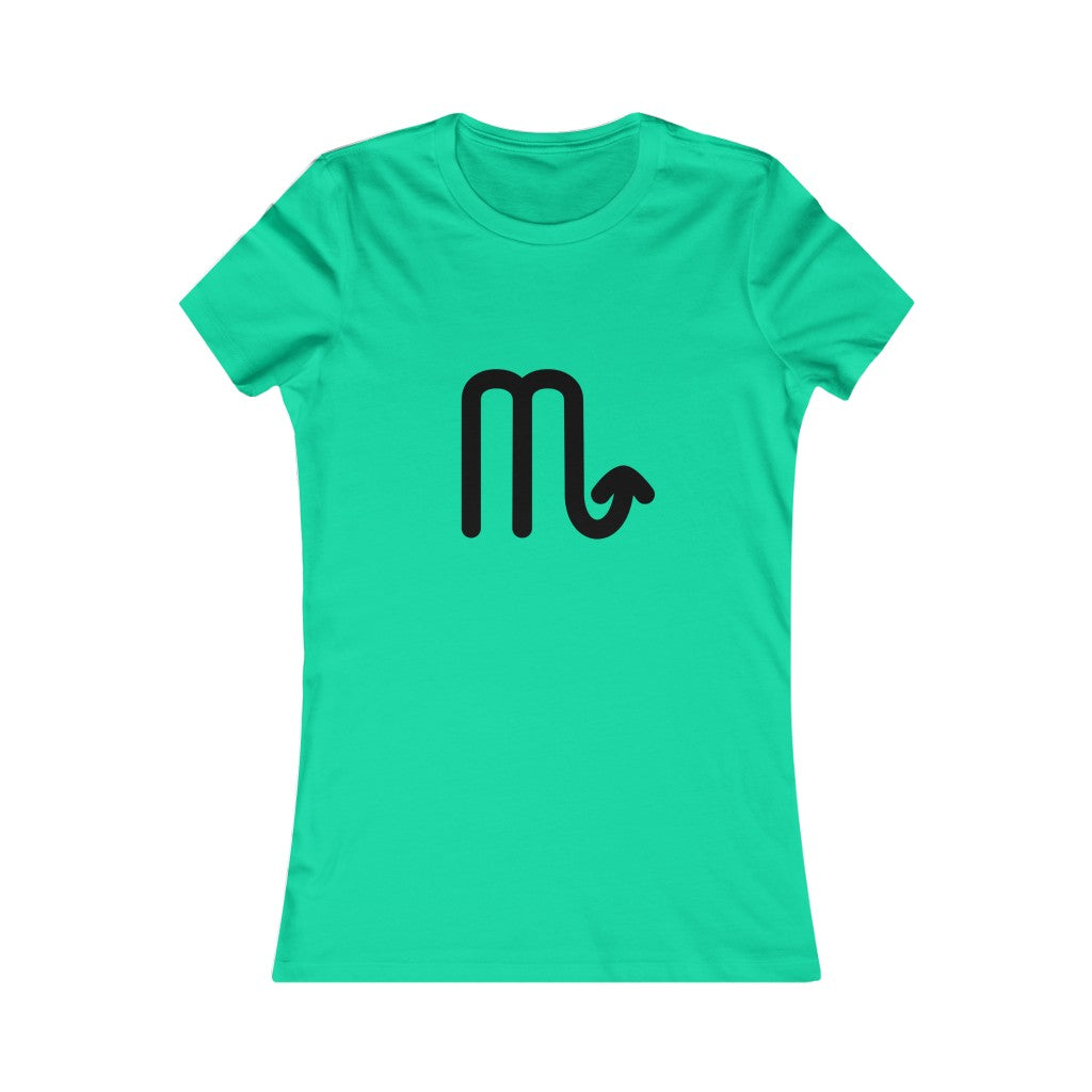 Women's Scorpio Zodiac Sign Glyph Tee