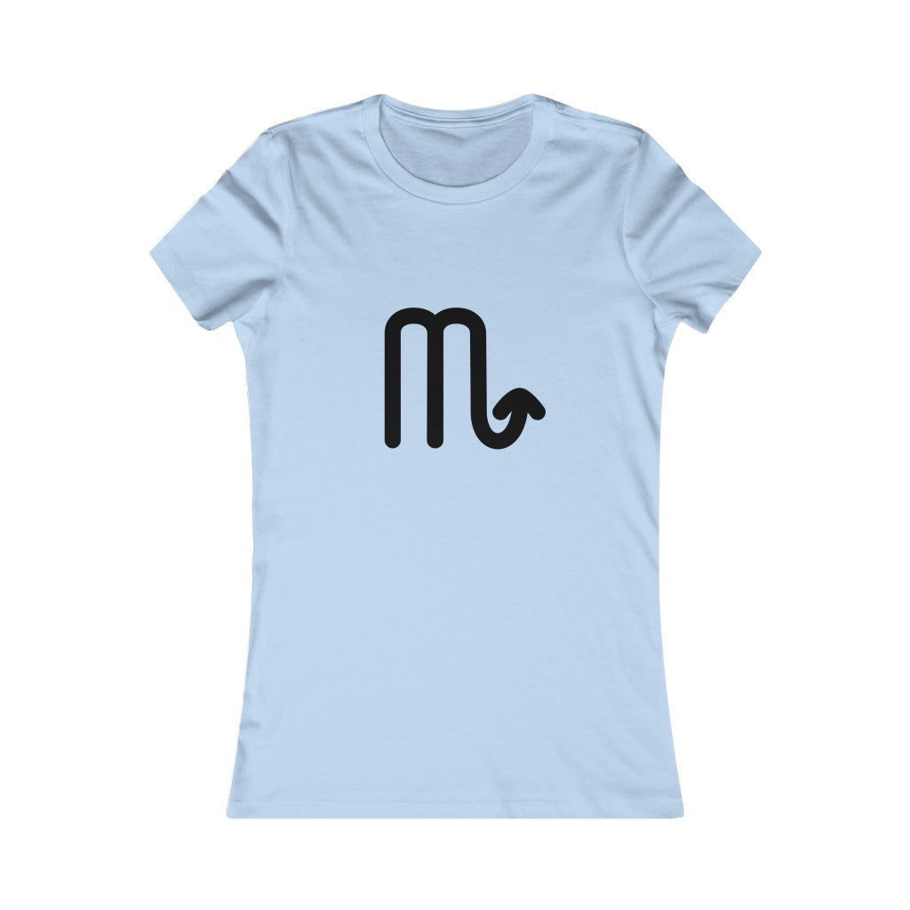 Women's Scorpio Zodiac Sign Glyph Tee