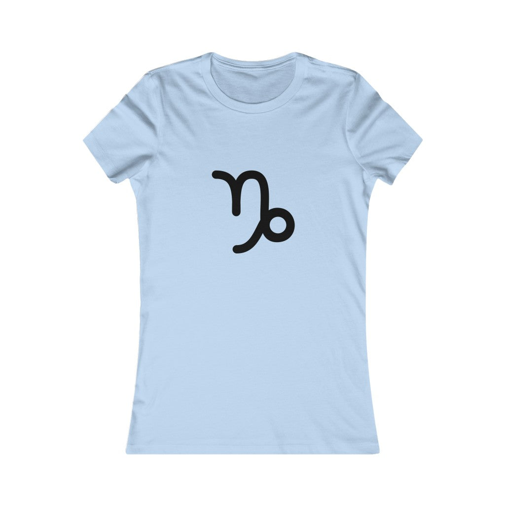Women's Capricorn Zodiac Sign Glyph Tee
