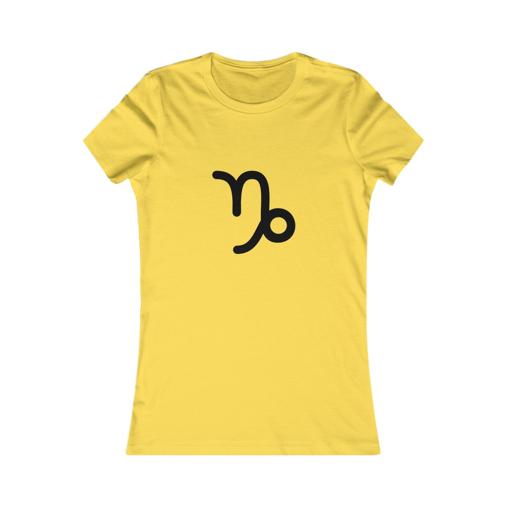 Women's Capricorn Zodiac Sign Glyph Tee