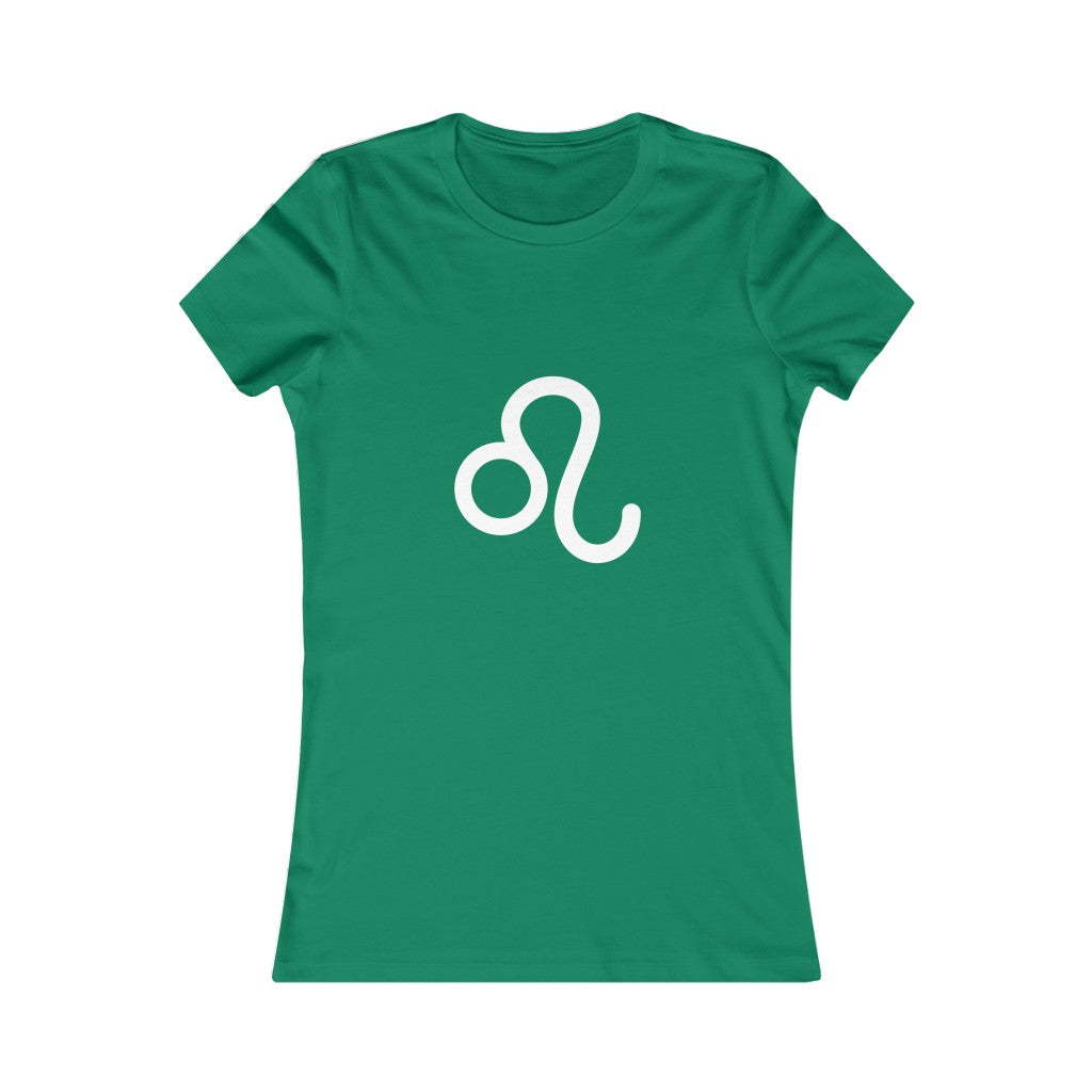 Women's Leo Zodiac Sign Glyph Tee