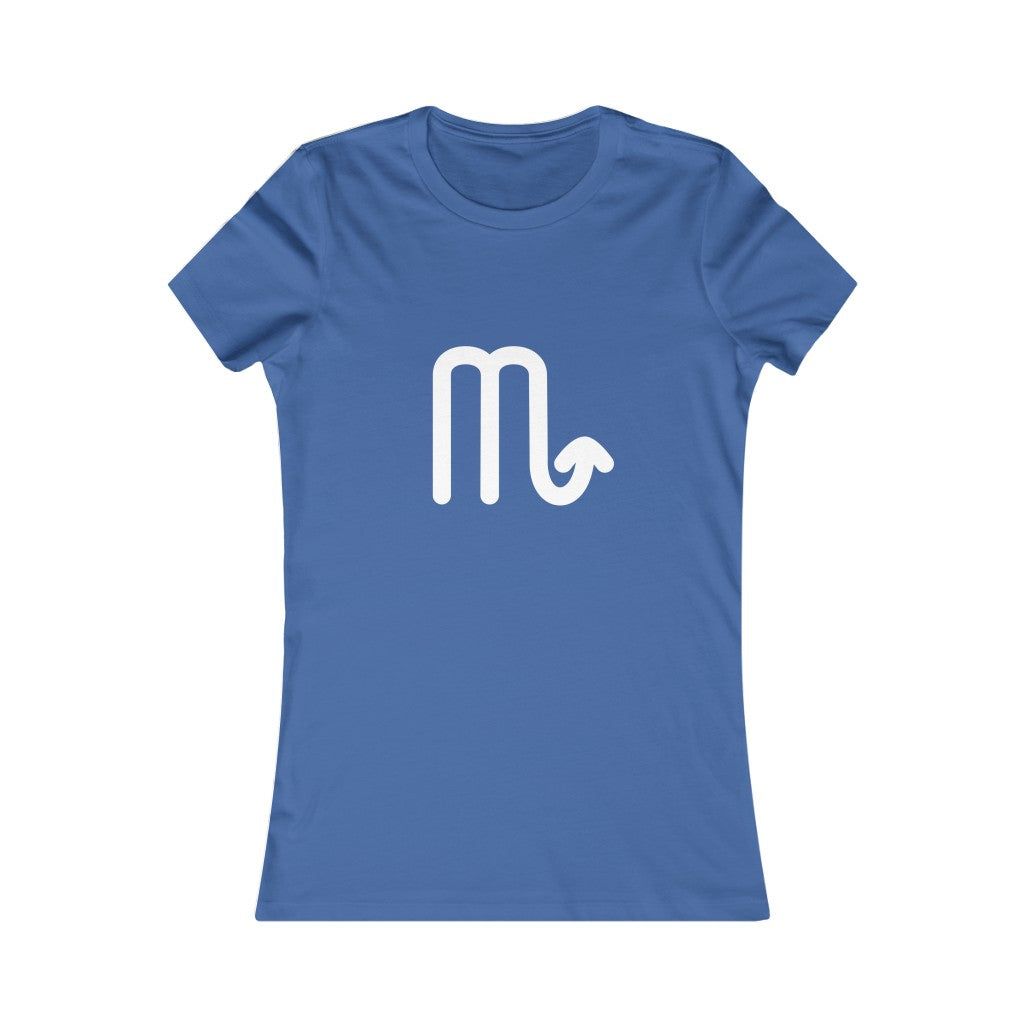 Women's Scorpio Zodiac Sign Glyph Tee
