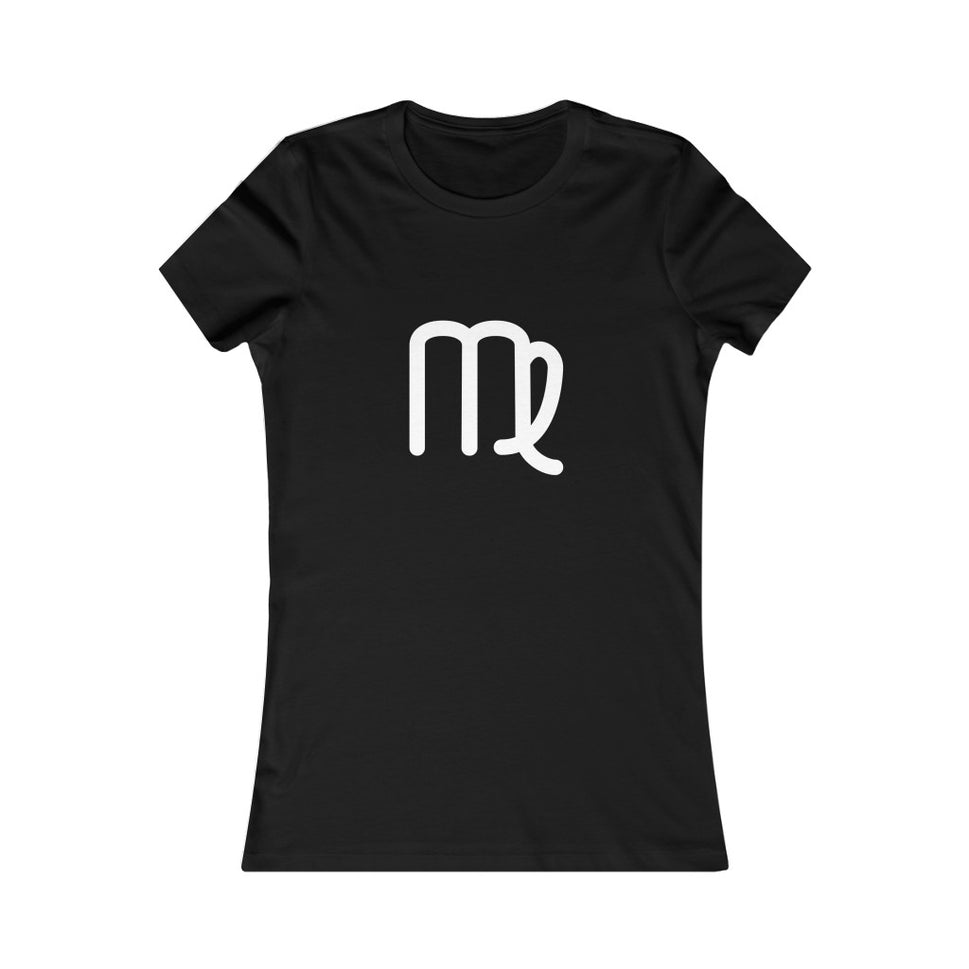Women's Virgo Zodiac Sign Glyph TeeBlack / S