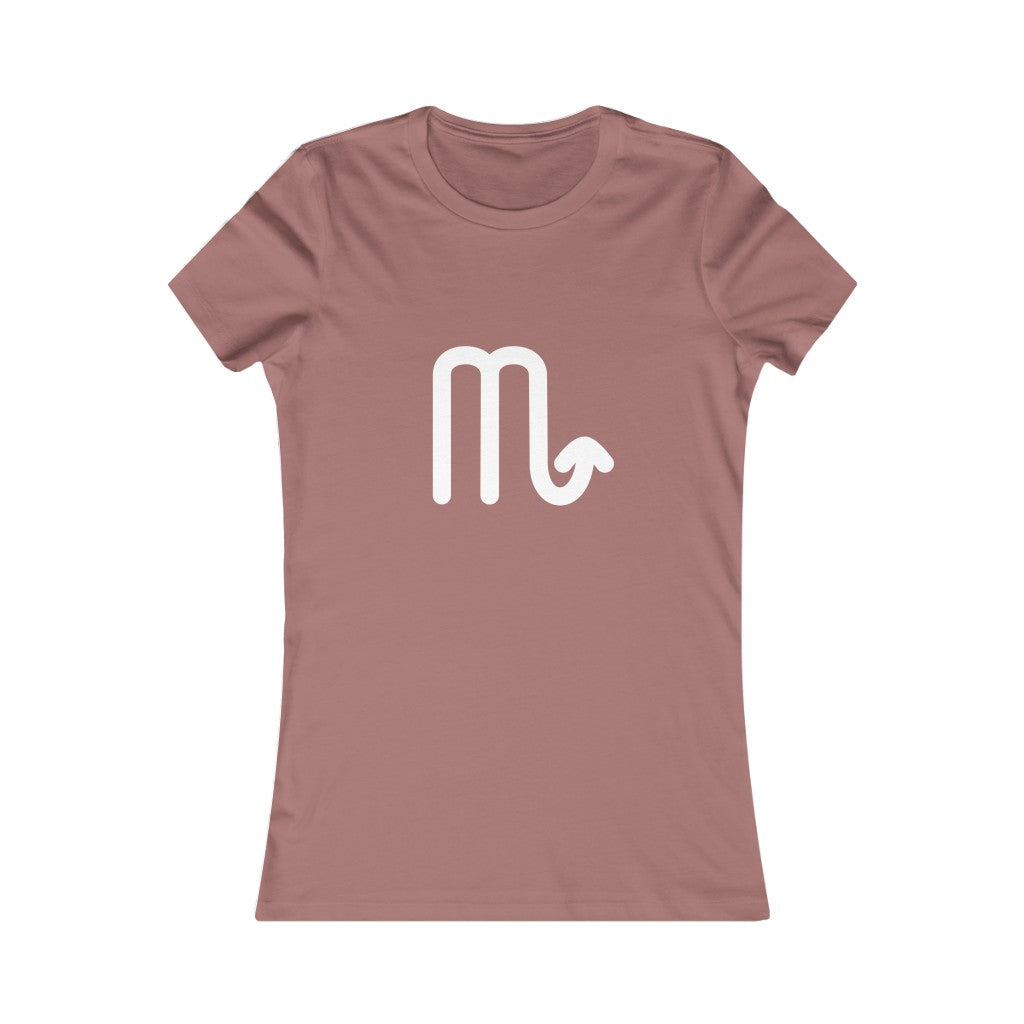 Women's Scorpio Zodiac Sign Glyph Tee