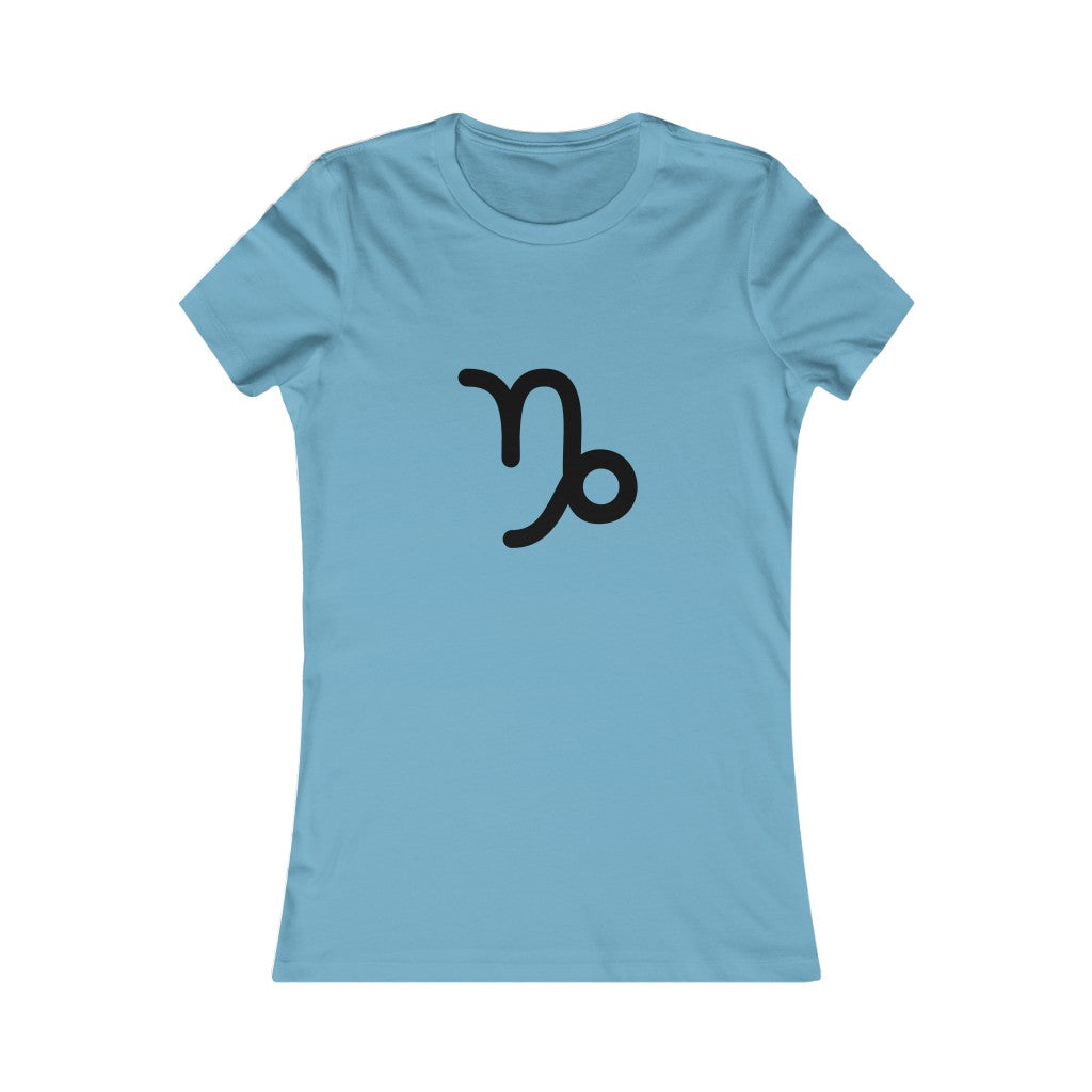 Women's Capricorn Zodiac Sign Glyph Tee
