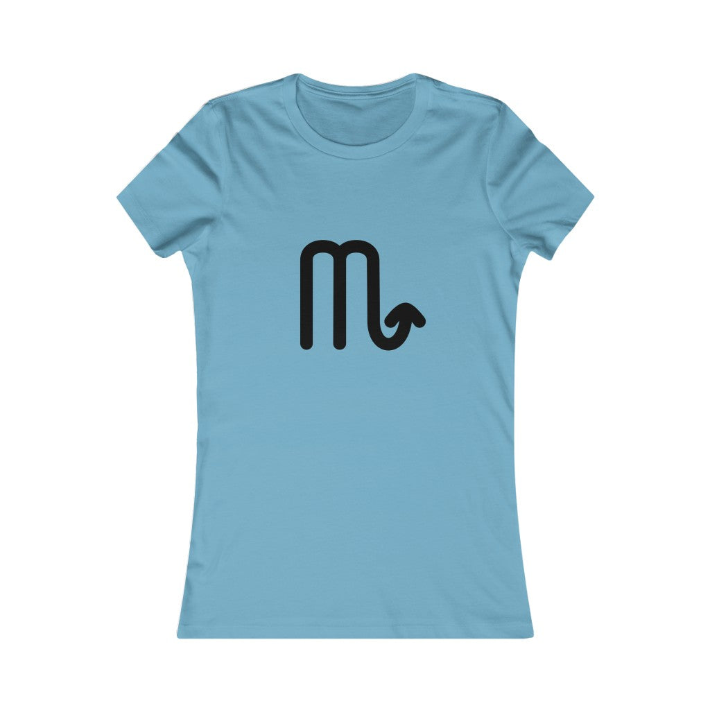 Women's Scorpio Zodiac Sign Glyph Tee