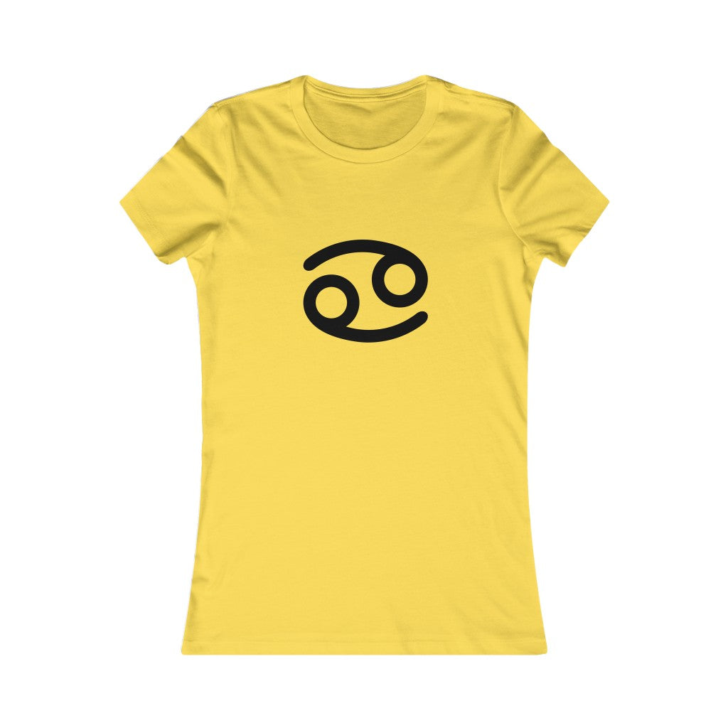 Women's Cancer Zodiac Sign Glyph Tee