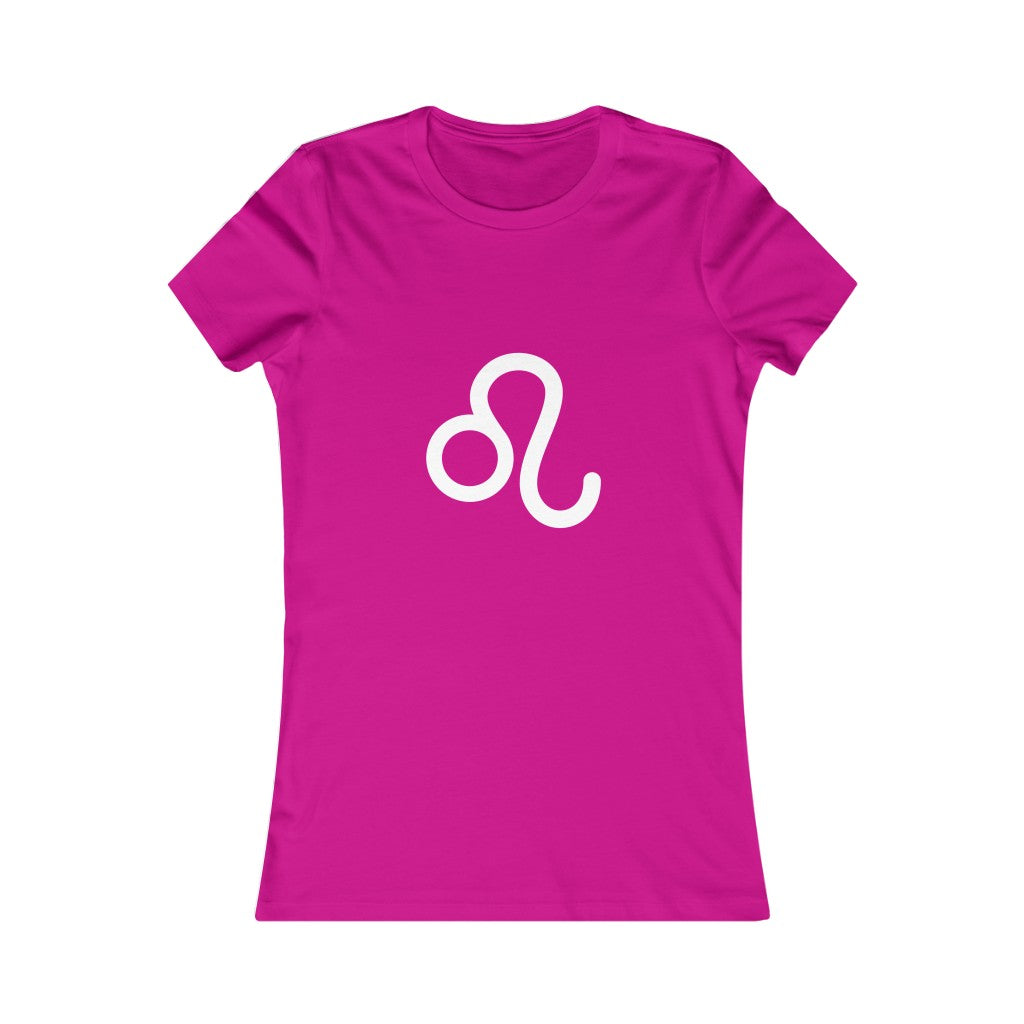 Women's Leo Zodiac Sign Glyph Tee