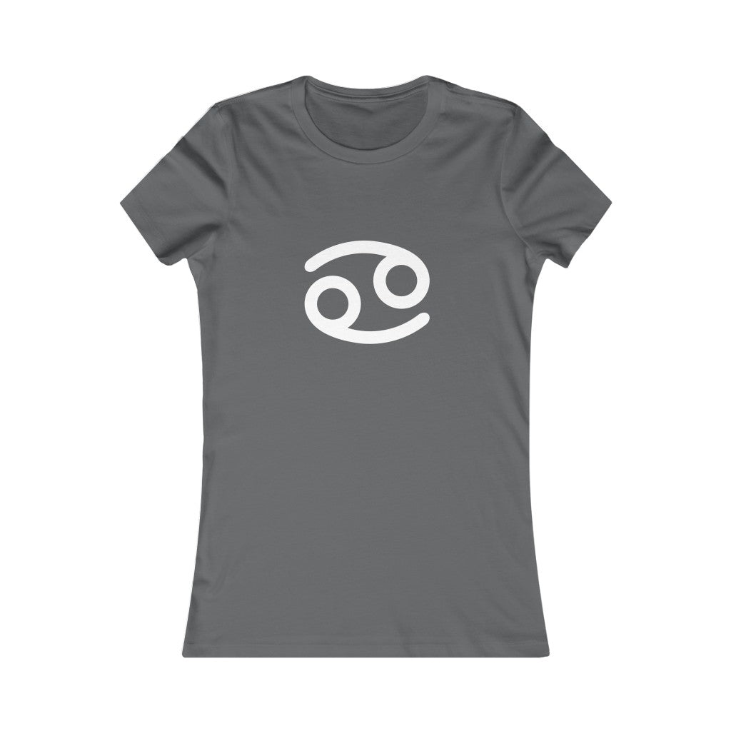 Women's Cancer Zodiac Sign Glyph Tee