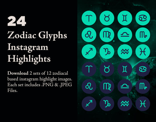 Zodiac Glyph: Instagram Story Highlights