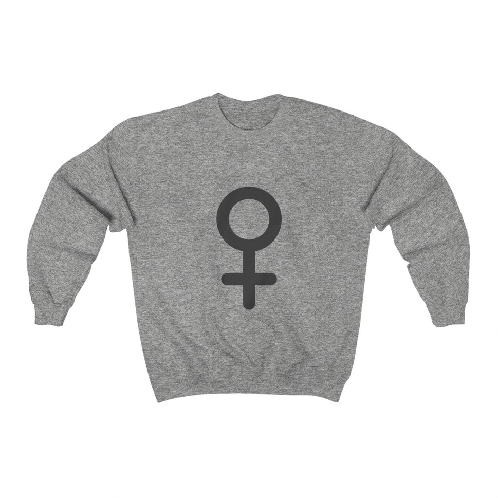 Venus Glyph Crewneck SweatshirtS / Sport Grey