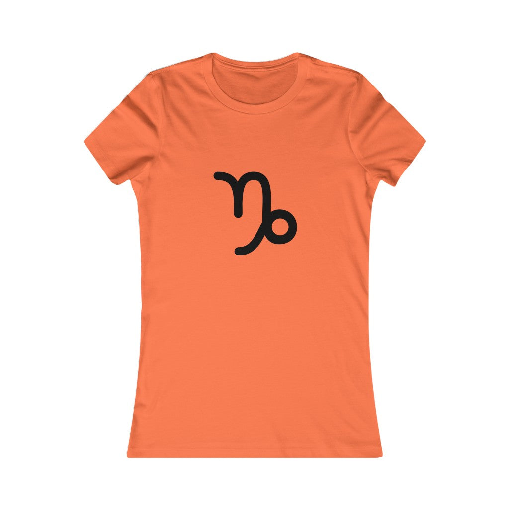 Women's Capricorn Zodiac Sign Glyph Tee