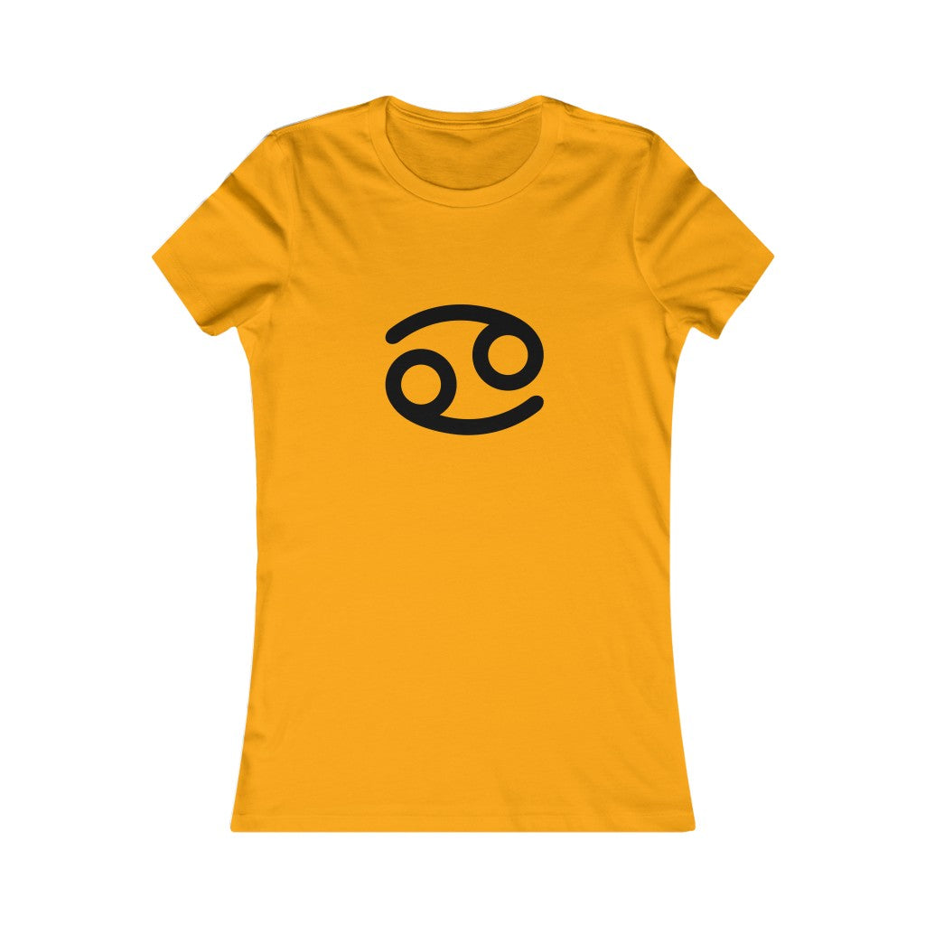 Women's Cancer Zodiac Sign Glyph Tee