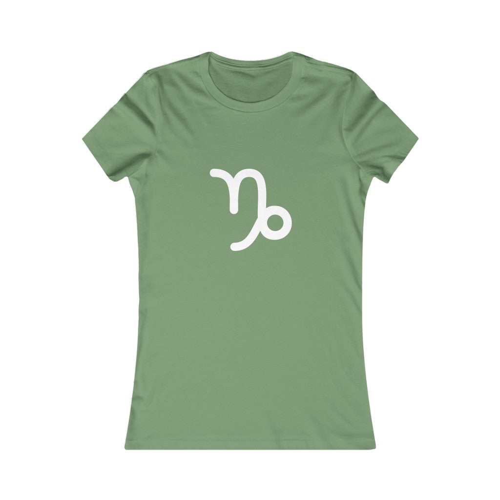 Women's Capricorn Zodiac Sign Glyph Tee