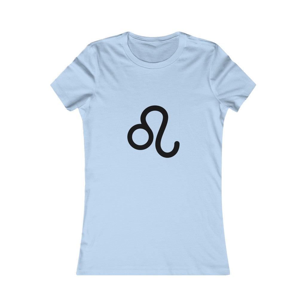 Women's Leo Zodiac Sign Glyph Tee
