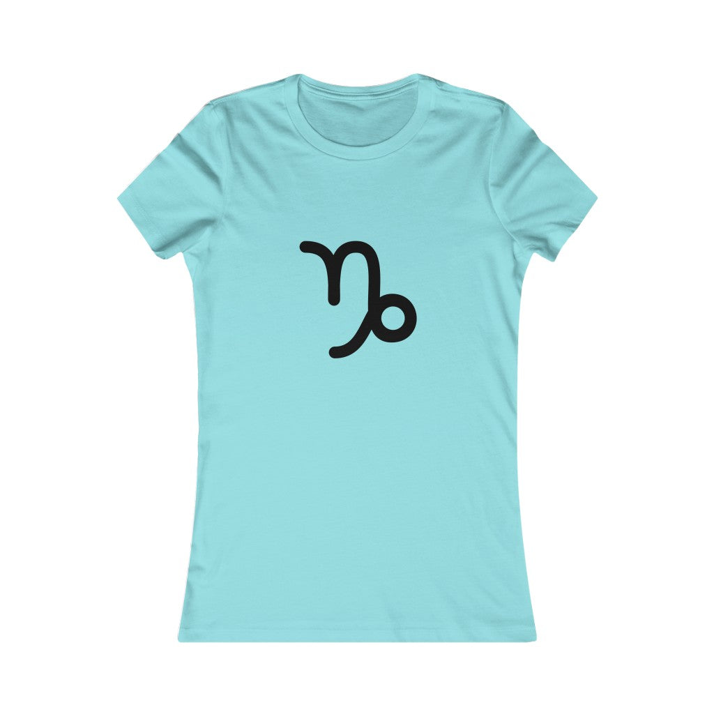 Women's Capricorn Zodiac Sign Glyph Tee