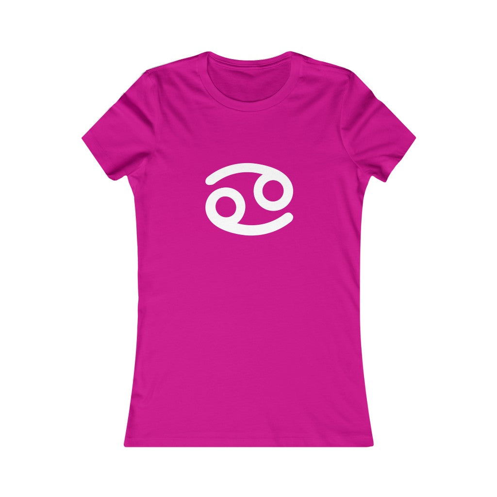 Women's Cancer Zodiac Sign Glyph Tee