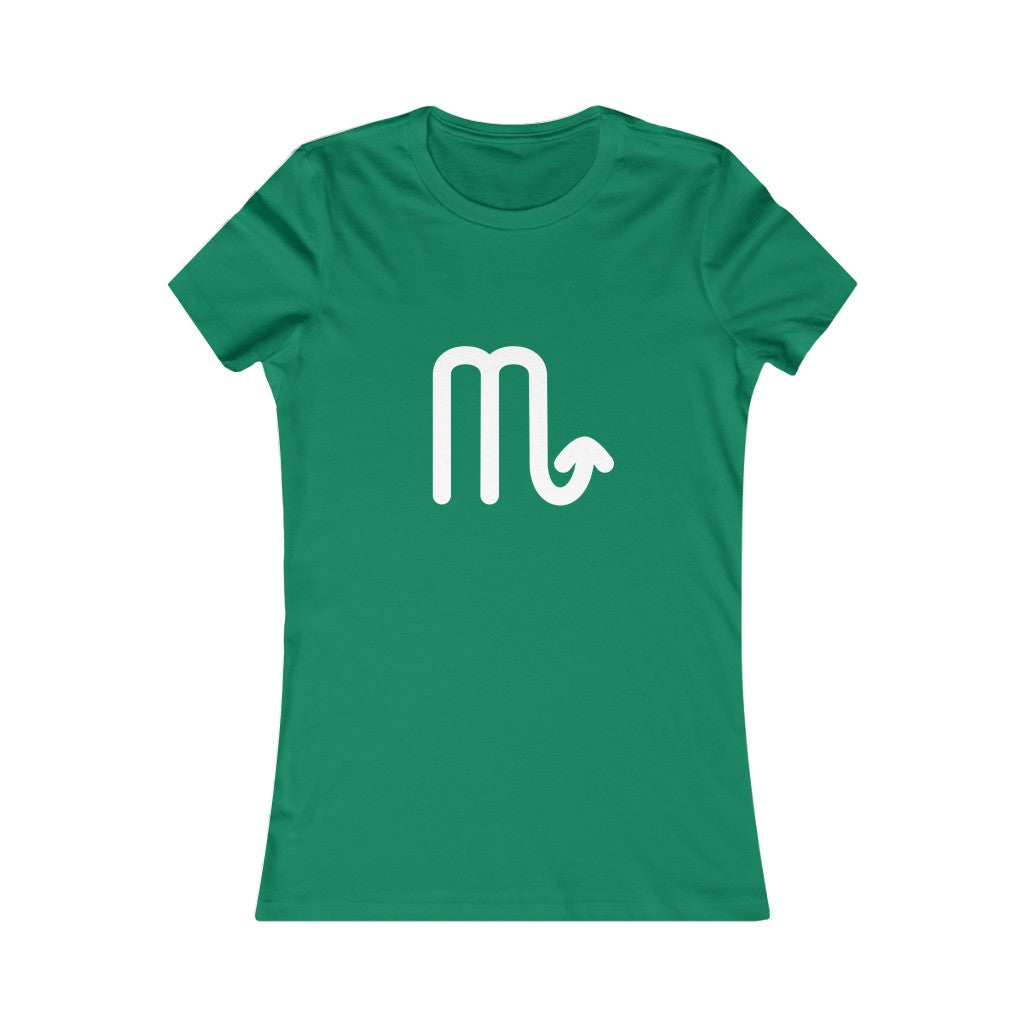 Women's Scorpio Zodiac Sign Glyph Tee
