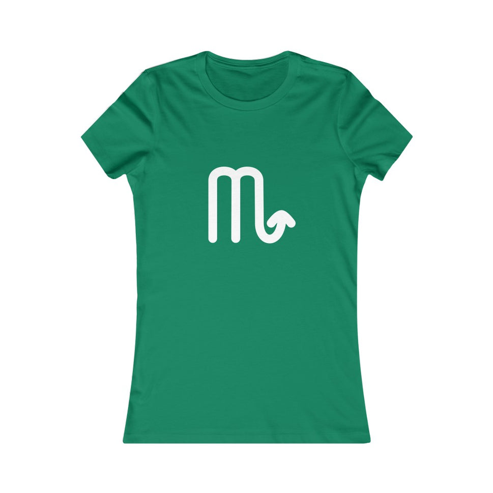 Women's Scorpio Zodiac Sign Glyph TeeKelly / S