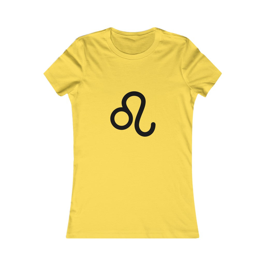 Women's Leo Zodiac Sign Glyph Tee