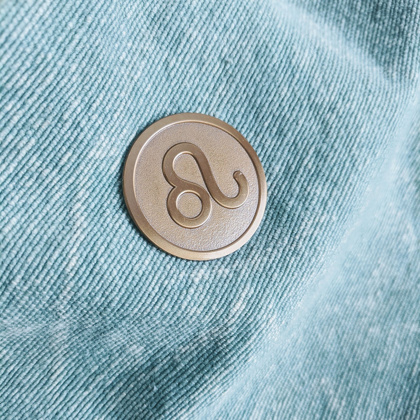 Leo Glyph Magnetic Lapel Pin