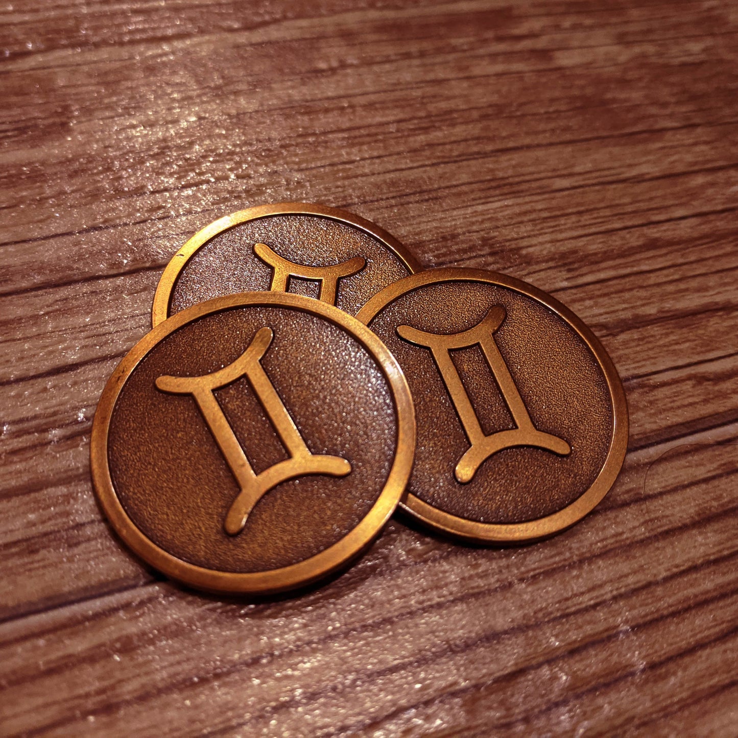 Gemini Glyph Magnetic Lapel Pin